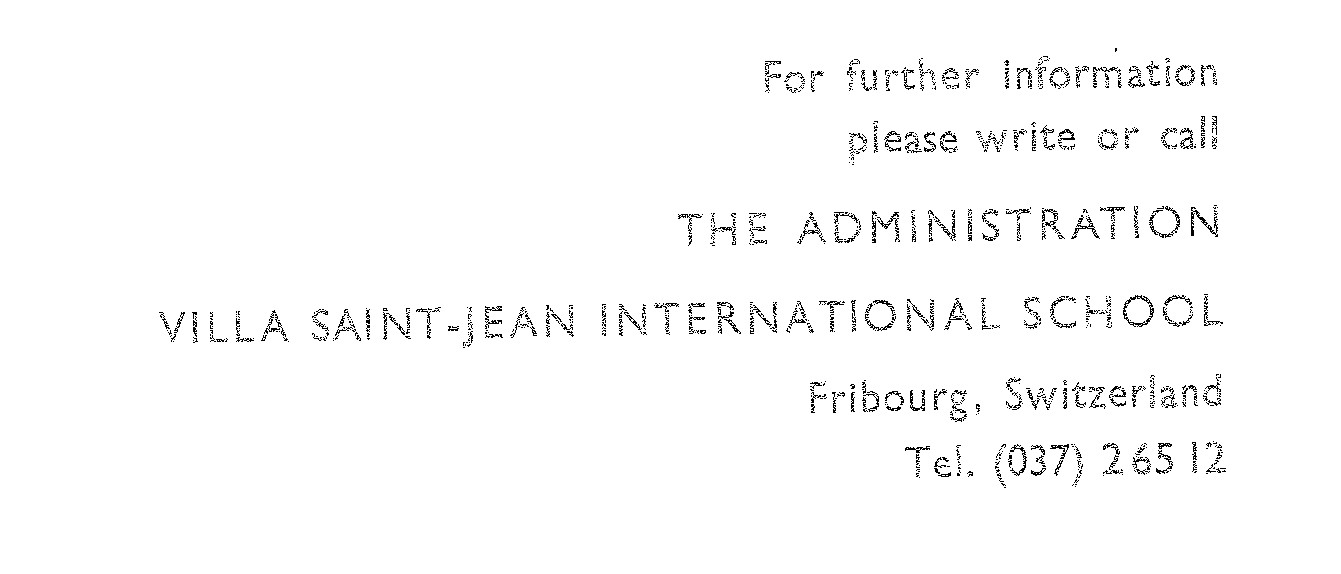 IMAGE of Villa Saint Jean International School Contact Information  