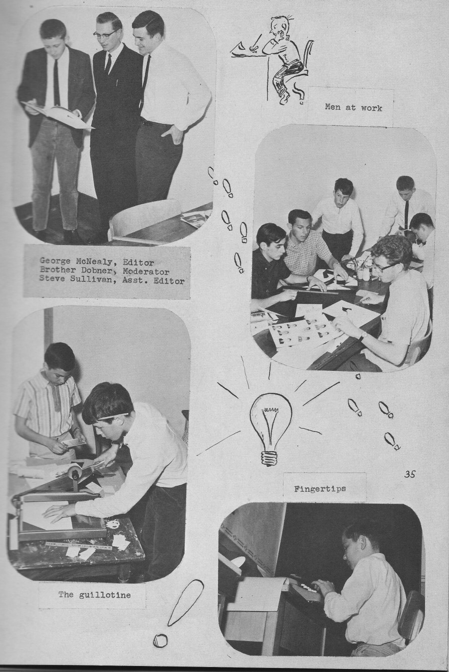  Le Chamois Staff 2 for for Villa Saint Jean International School  1964 Yearbook Le Chamois