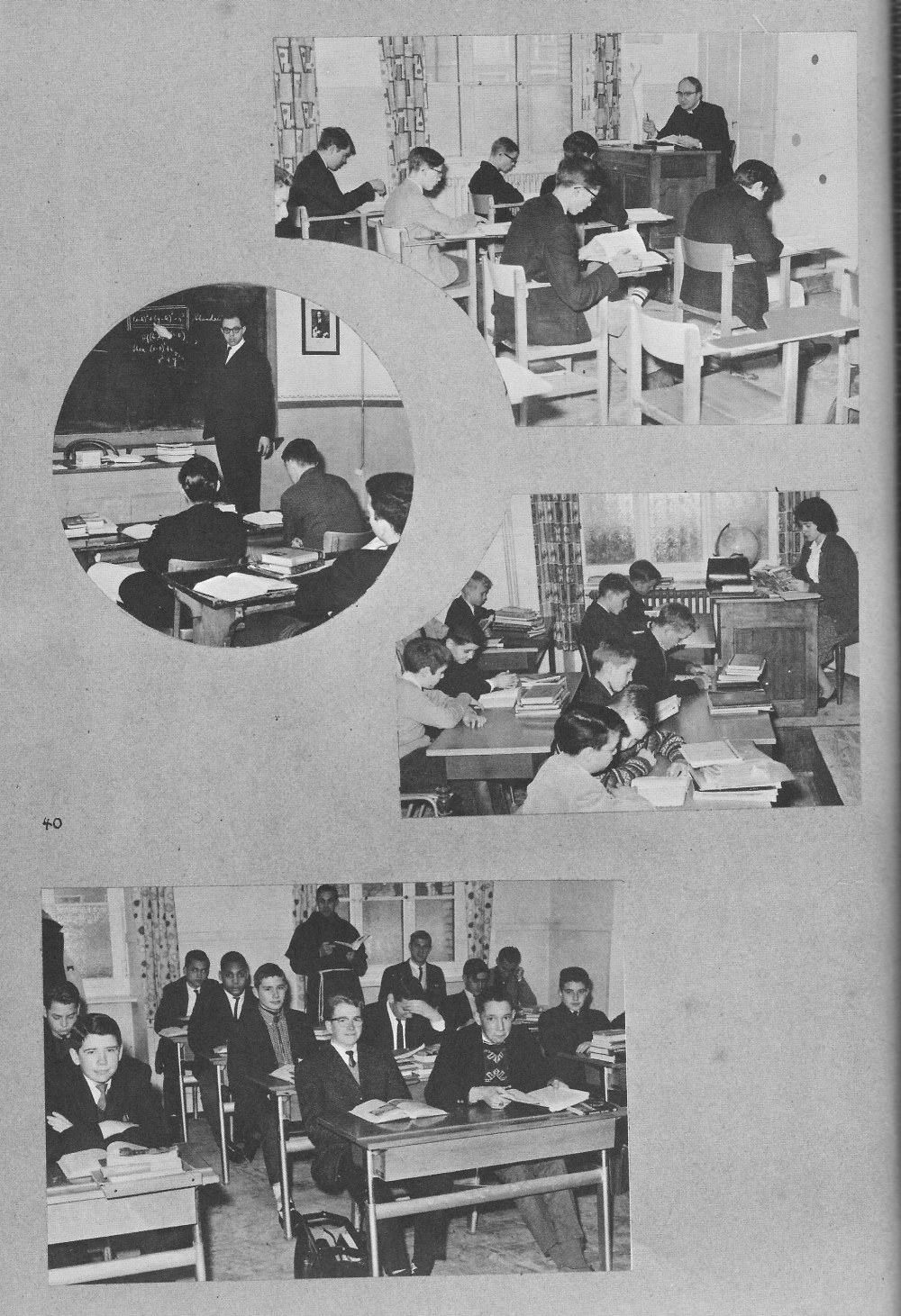 Classroom Photos  2 for Villa Saint Jean International School  1964 Yearbook Le Chamois