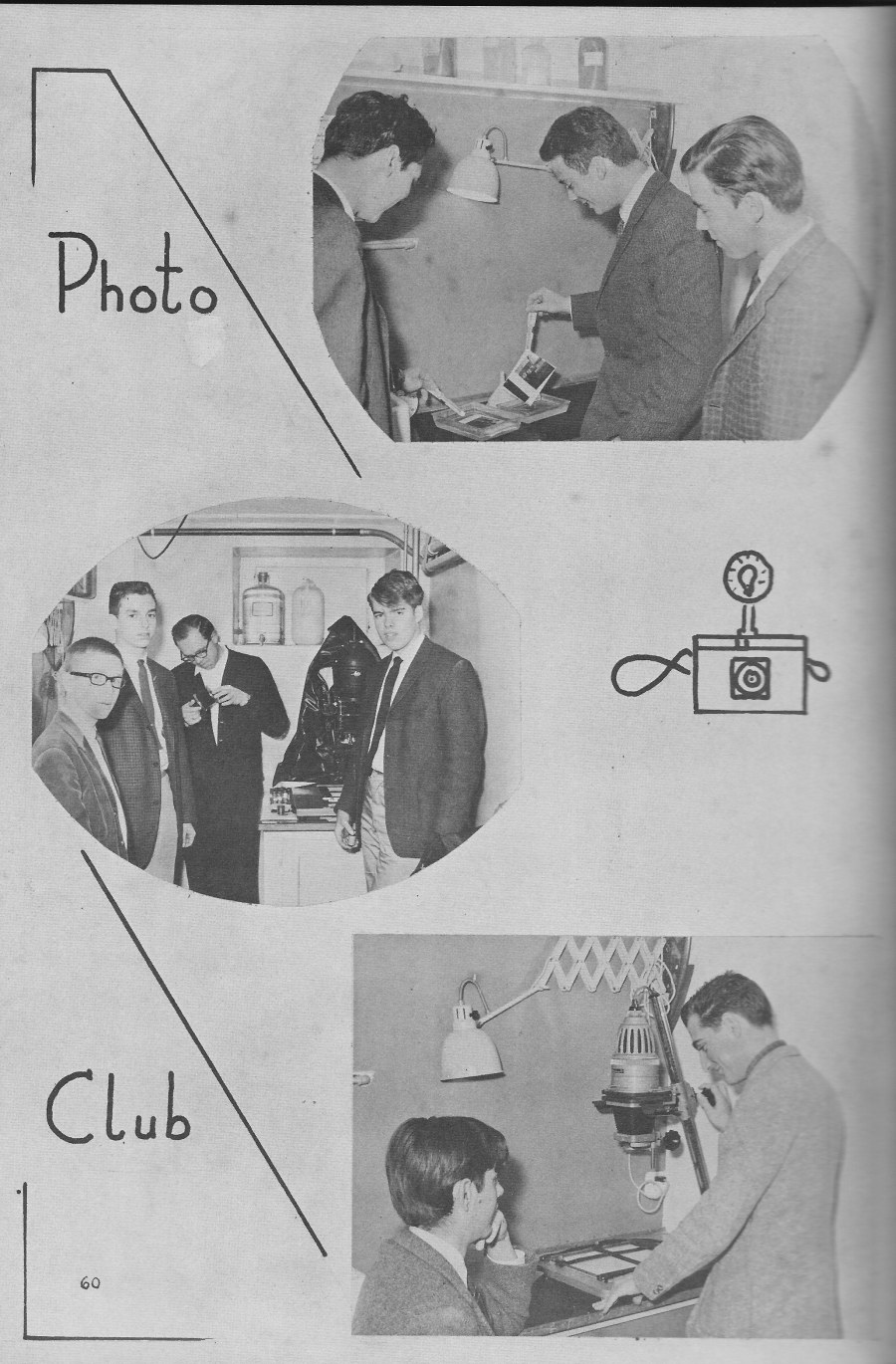  PHOTO CLUB for  Villa Saint Jean International School  1964 Yearbook Le Chamois