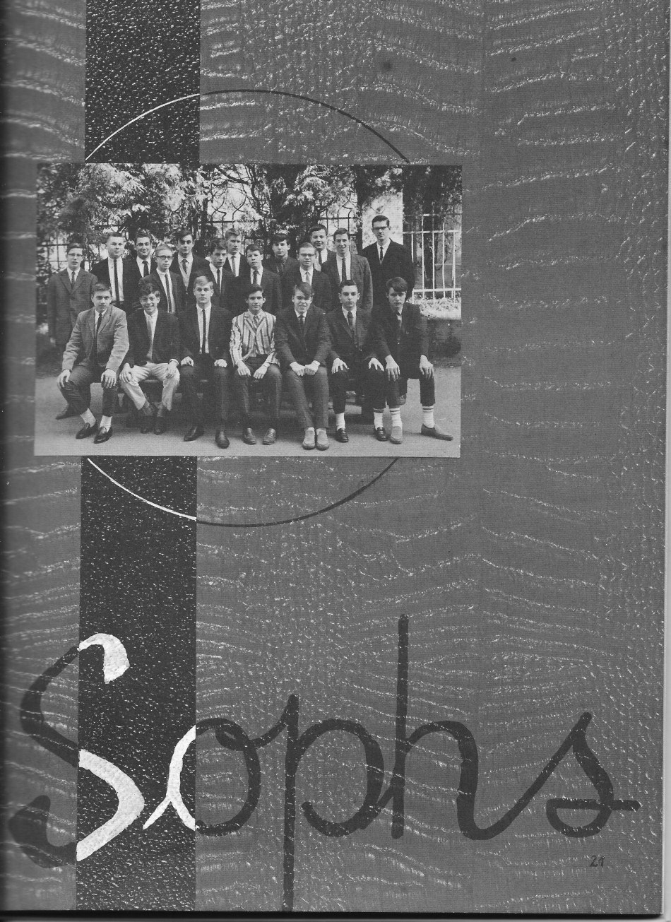 SOPHS Group Photo for Villa Saint Jean International School  1964 Yearbook Le Chamois