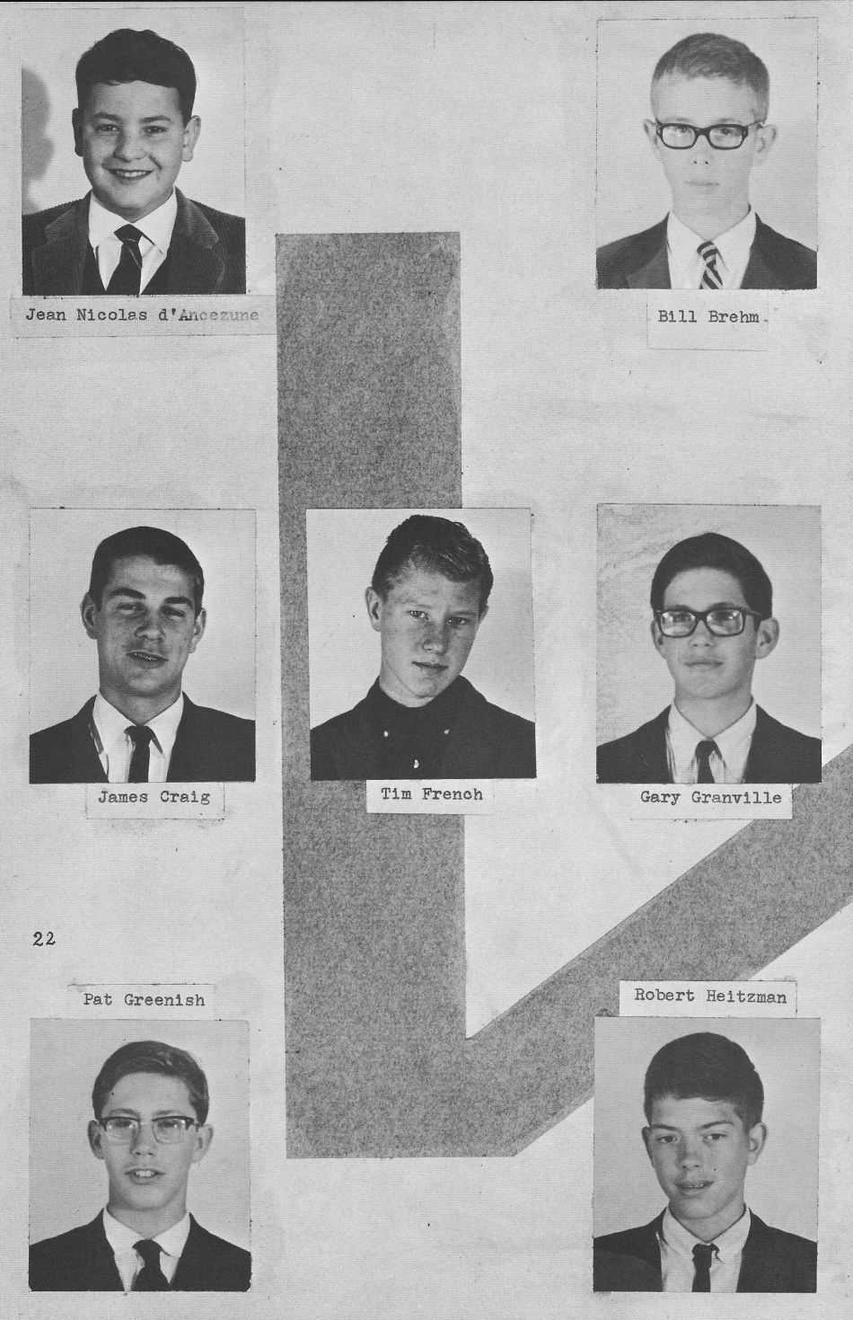 SOPHS Individual Photos 1 for  Villa Saint Jean International School  1964 Yearbook Le Chamois