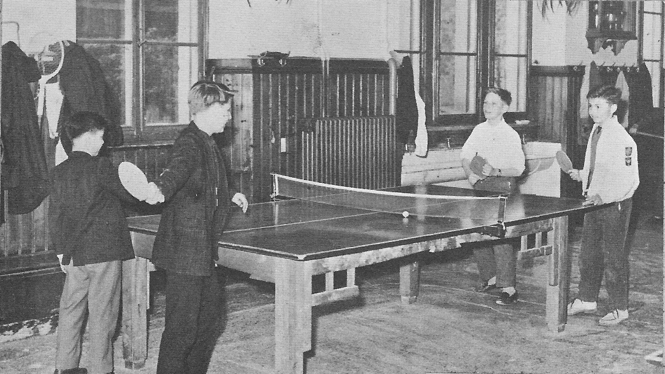  VILLA LIFE 4 Ping Pong for for Villa Saint Jean International School  1964 Yearbook Le Chamois