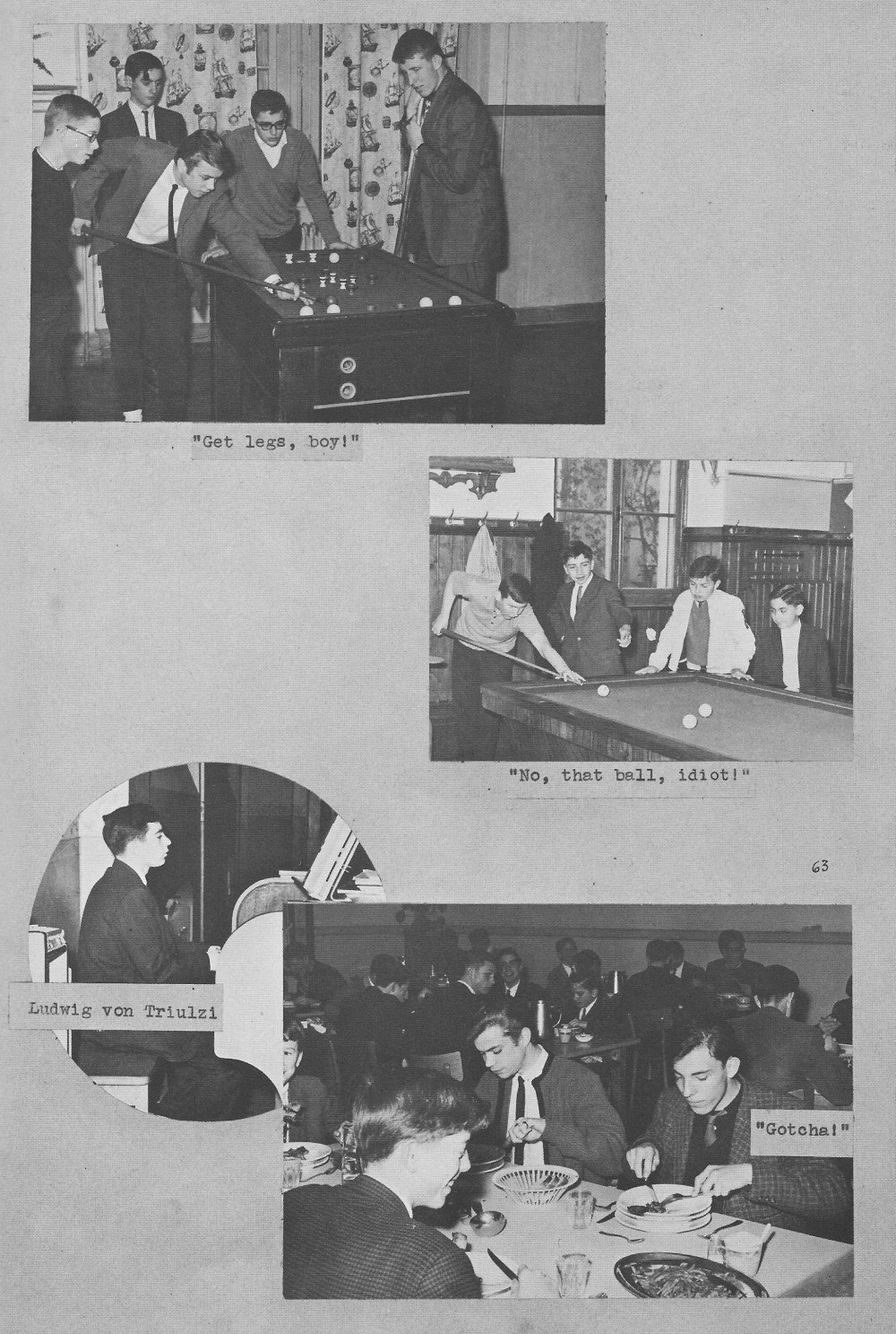  VILLA LIFE 3 for for Villa Saint Jean International School  1964 Yearbook Le Chamois