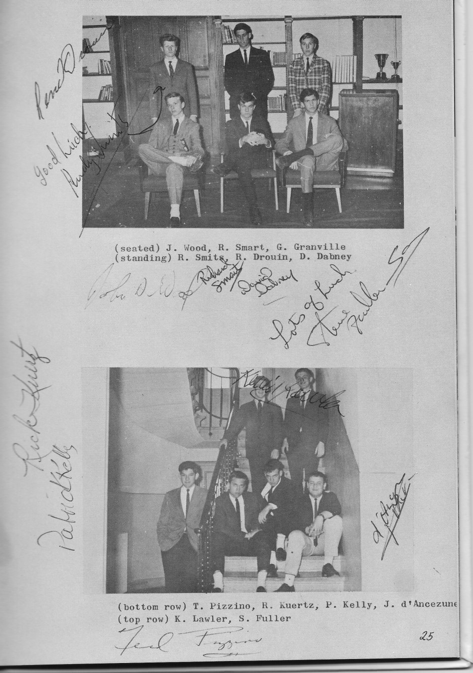 JUNIORS PHOTOs 2  for Villa Saint Jean International School  1965 Yearbook Le Chamois