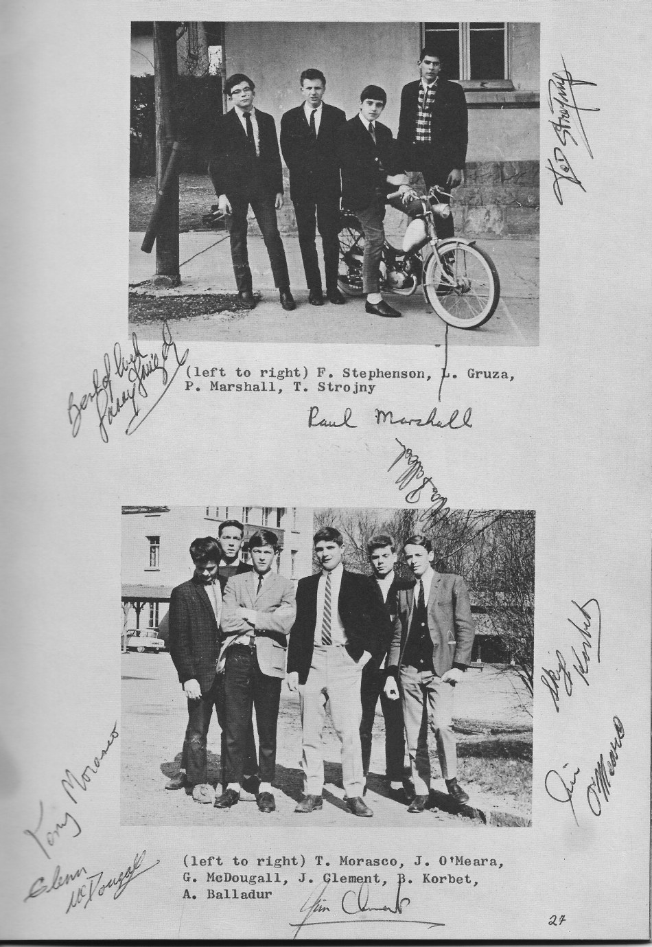 SOPHS PHOTOs 2  for Villa Saint Jean International School  1965 Yearbook Le Chamois