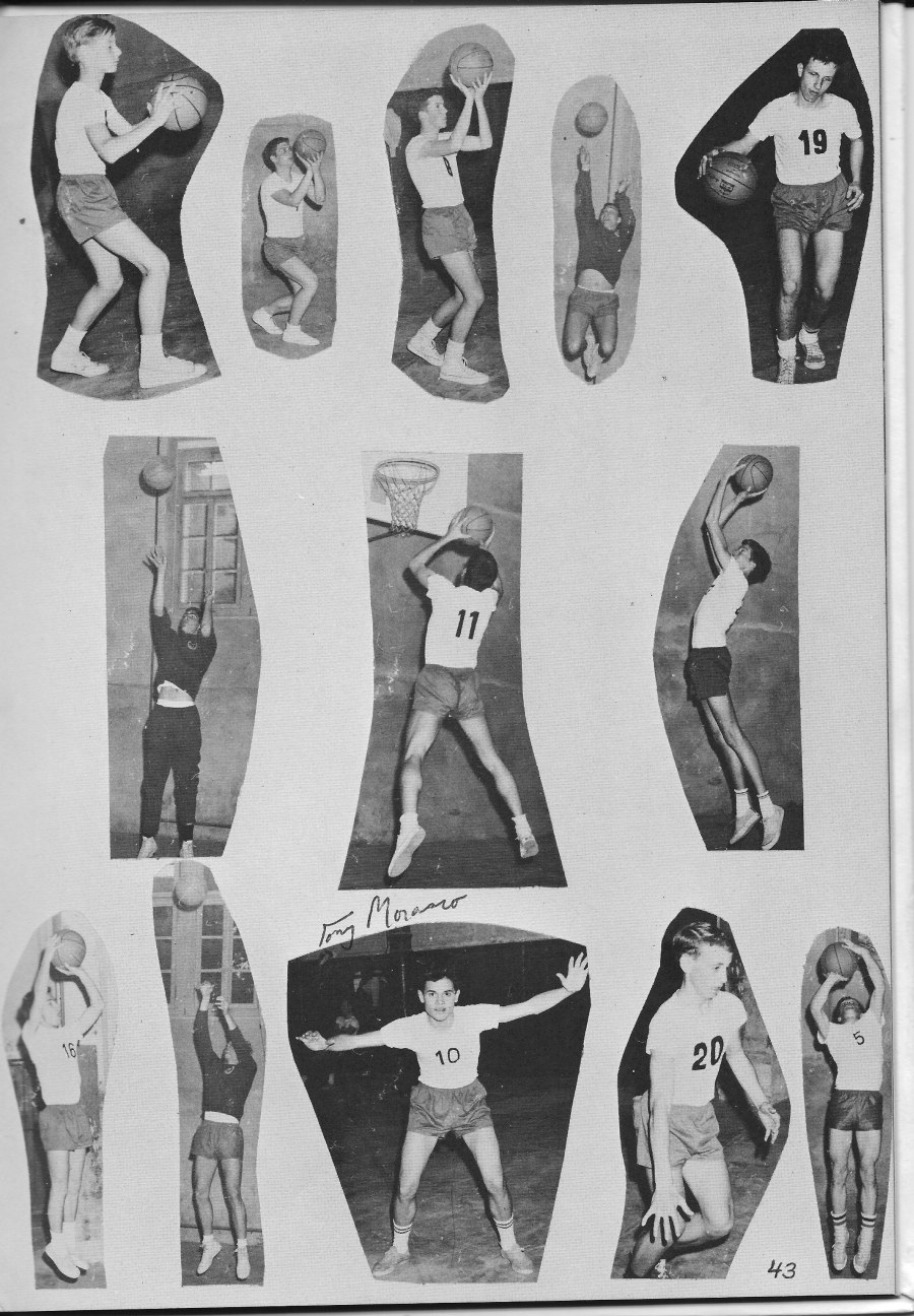 BasketBall Photos 1 for  Villa Saint Jean International School  1965 Yearbook Le Chamois
