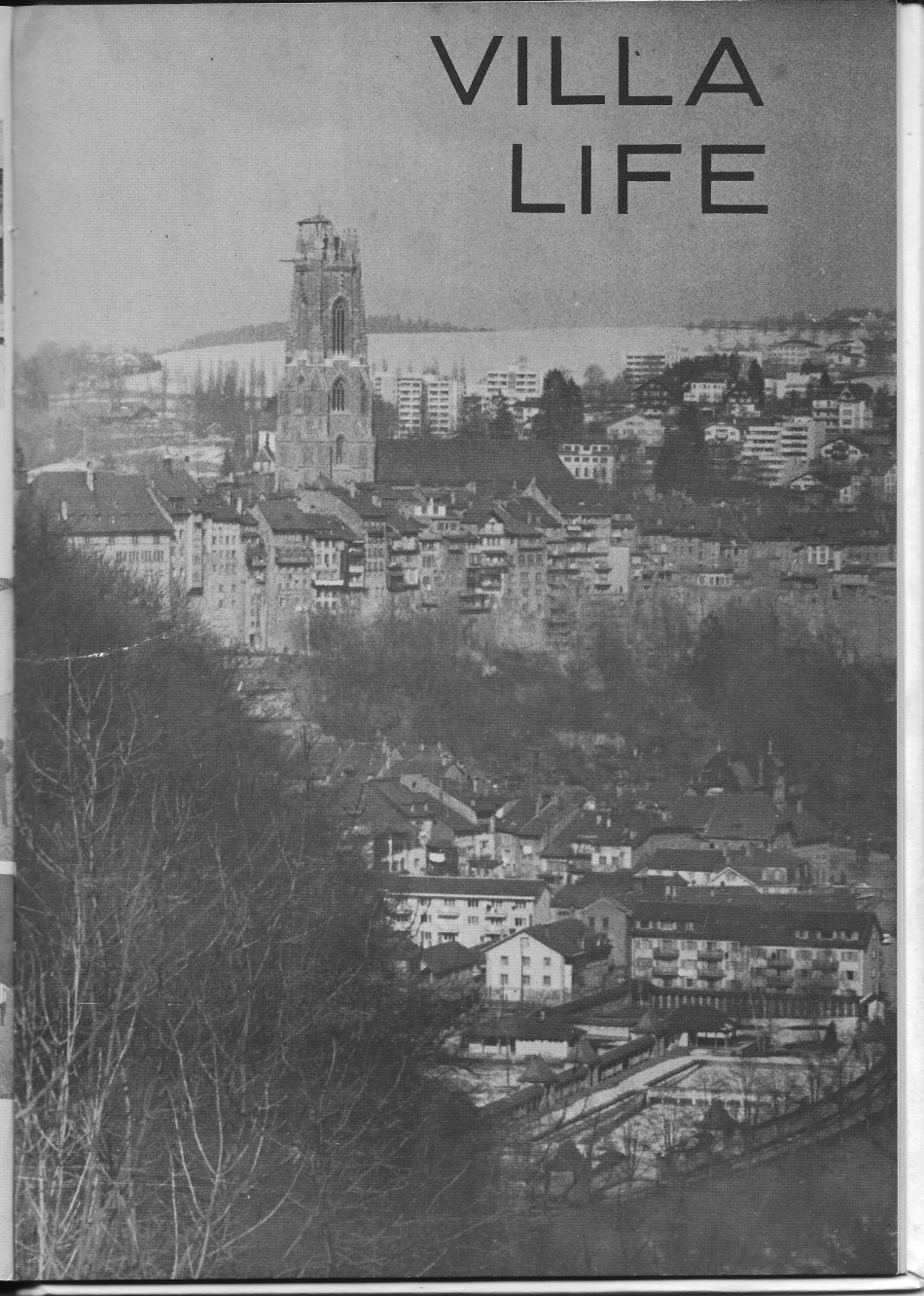 VILLA LIFE  COVER  Page for  Villa Saint Jean International School  1965 Yearbook Le Chamois