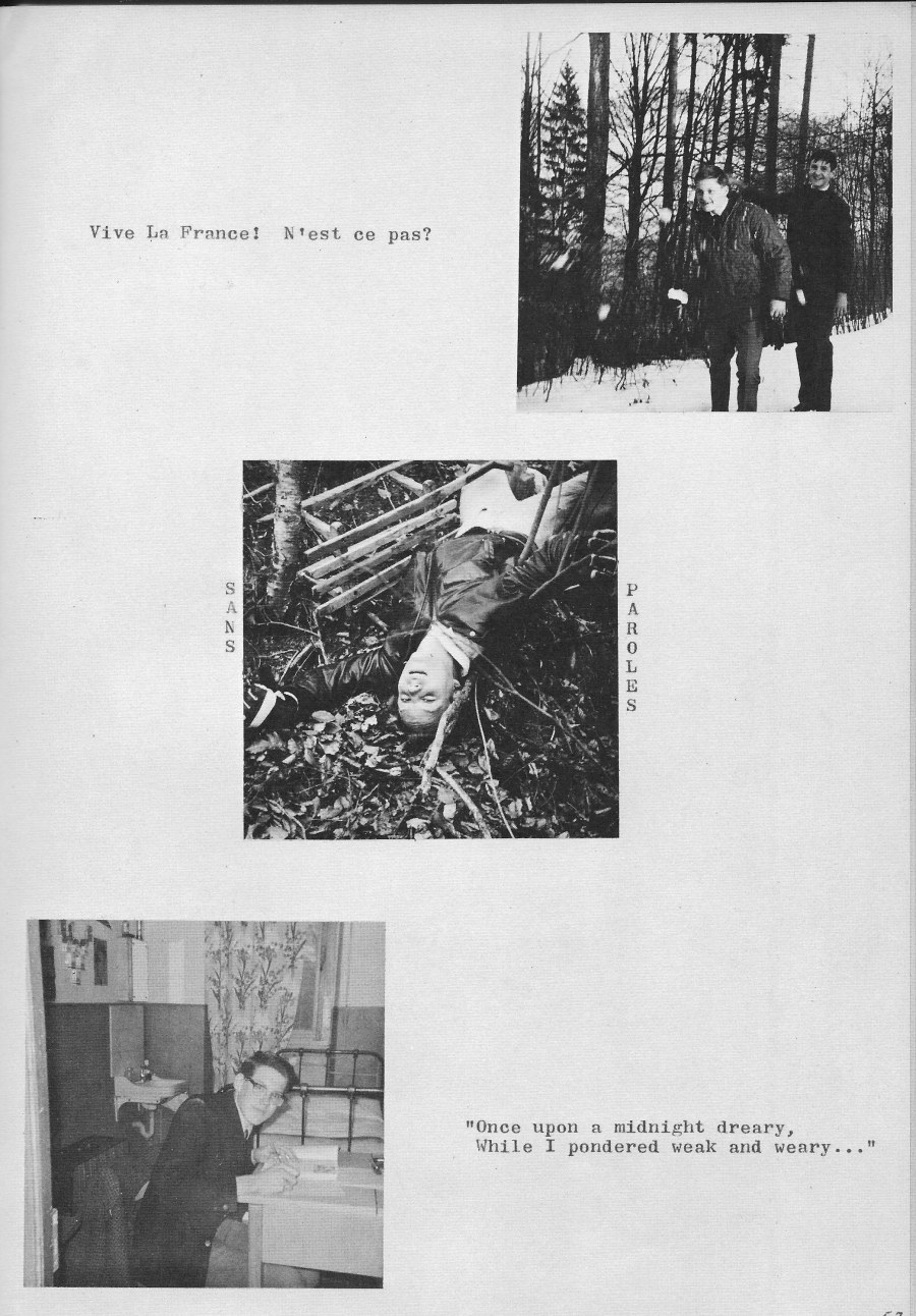 Villa Life Photos 5  for Villa Saint Jean International School  1965 Yearbook Le Chamois