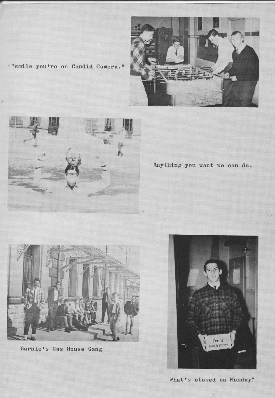 Villa Life Photos 7  for Villa Saint Jean International School  1965 Yearbook Le Chamois