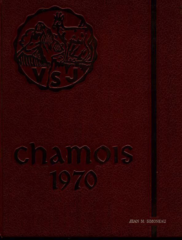 FRONT COVER  for  Villa Saint Jean International School  1970 Yearbook Le Chamois