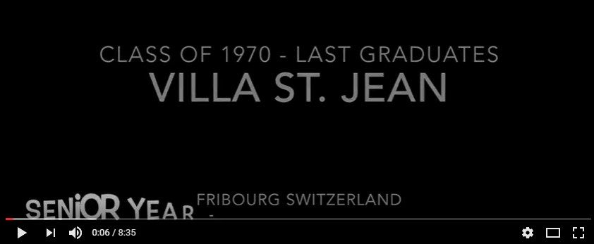Villa Saint Jean International School  1970 Yearbook Youtube