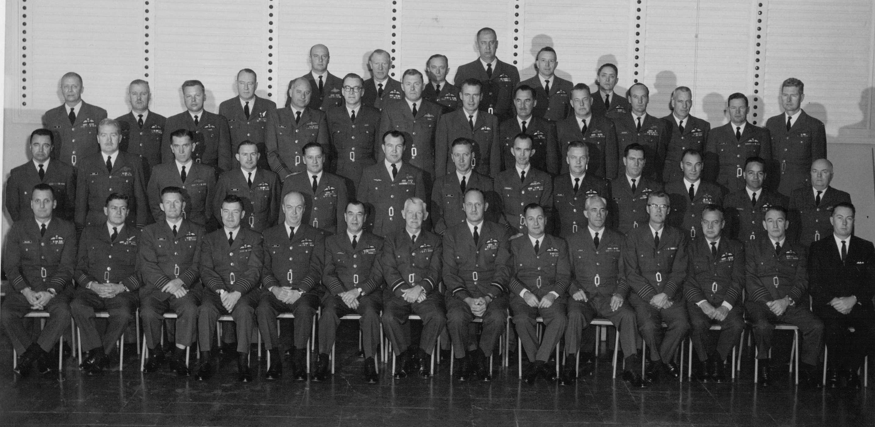 Photo: 1966 PINETREE LINE Commanding Officers TEAM PHOTO 