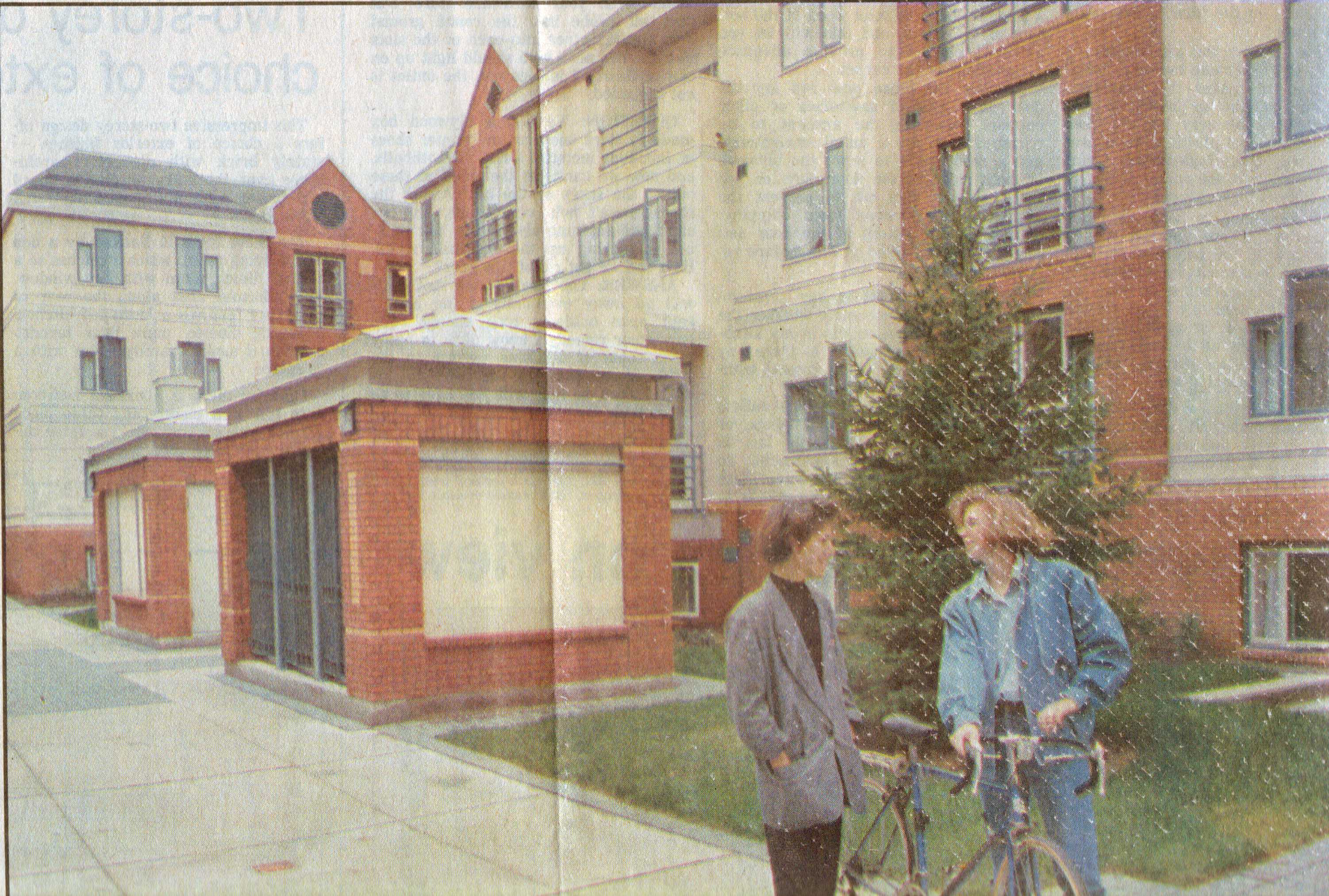 Photo1 with Ottawa Citizen News Article: UofO solves housing crunch – with style by Nancy Gail 