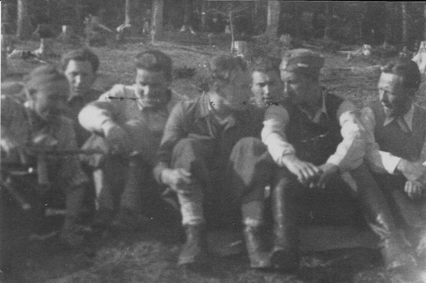 Photo Hubert Brooks with Adam Maly and Wilk fall 1944