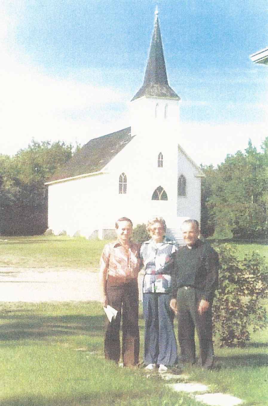 ks. Józef Kochan,  Norberta Węglarz and Józef Węglarz  1978
