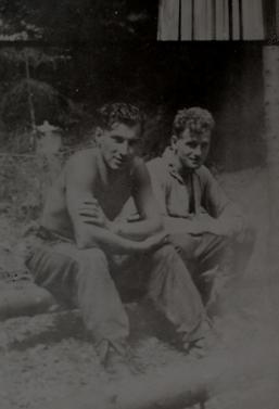 Photo Hubert Brooks and John Duncan Summer 1944 