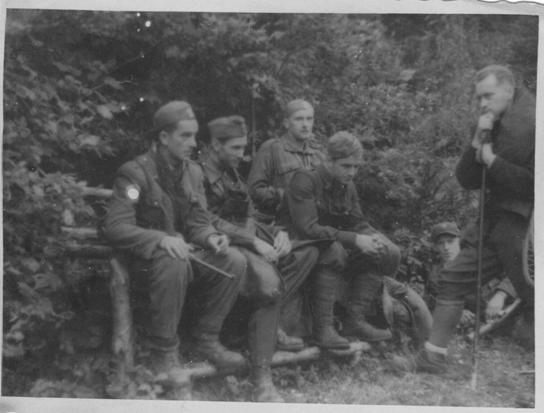 Photo Commanders of I Battalion Szczawa Autumn 1944