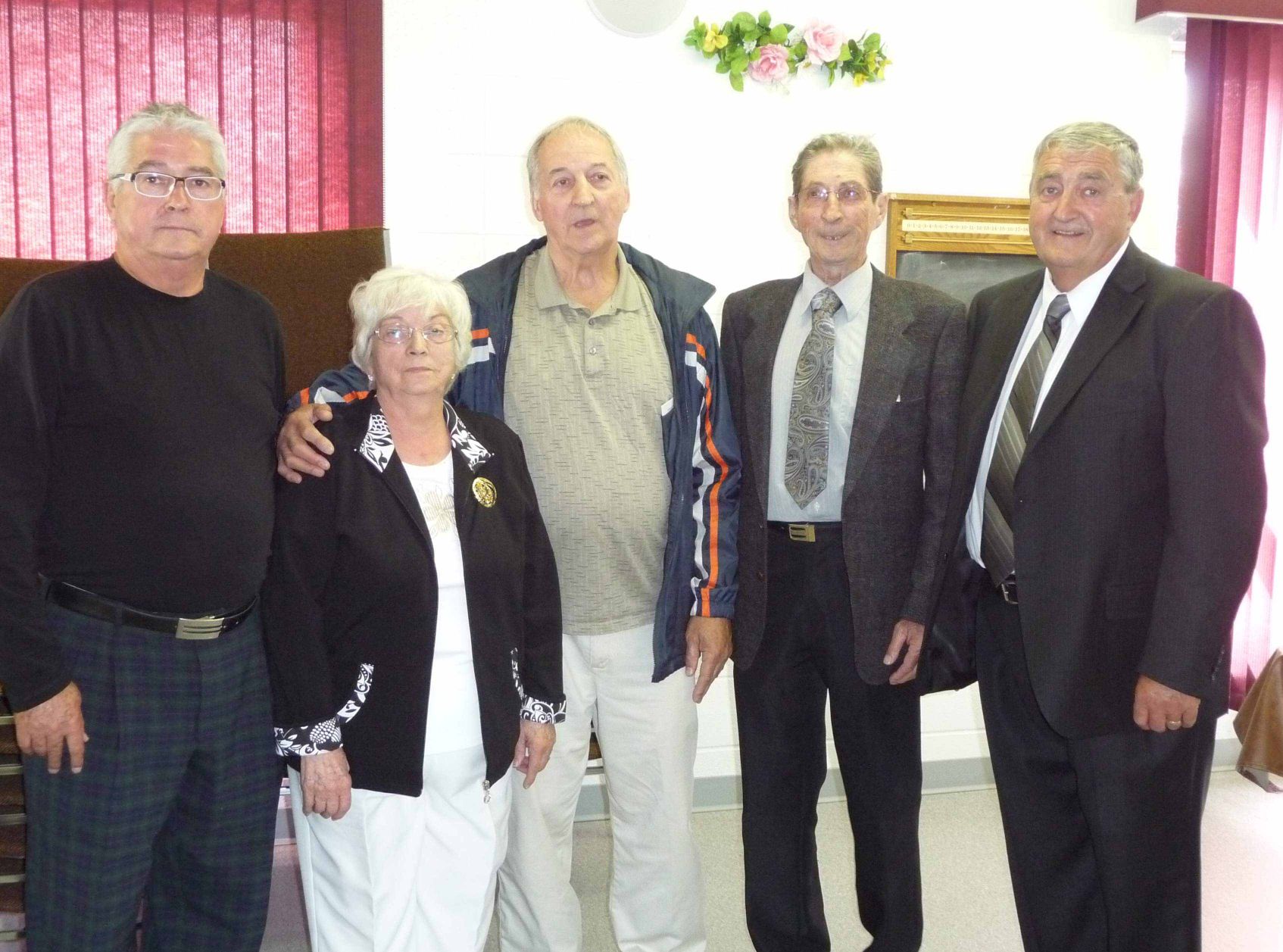 Photo: Irene's Brothers and Sister at the Memorial